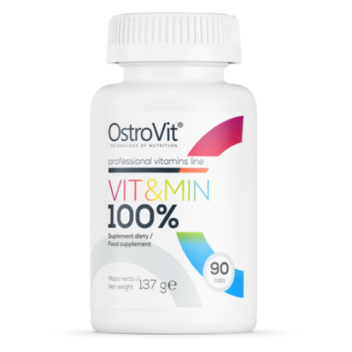 Attēls OstroVit 100% Vit&Min 90 tabs