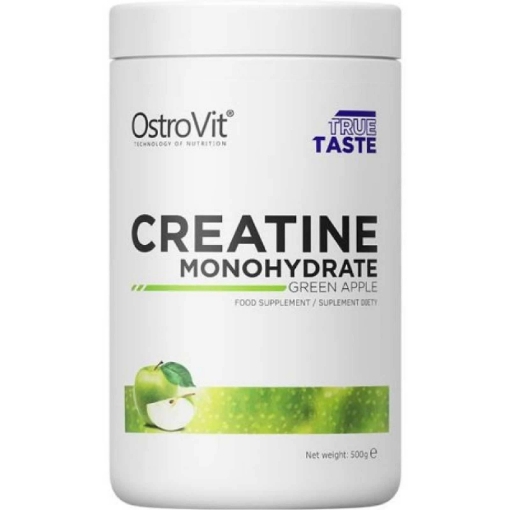 Attēls OstroVit Kreatīna Monohidrāts 500 g - Zaļā ābols