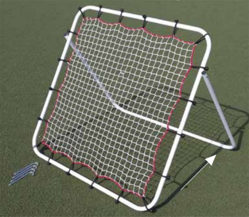 Attēls Rebounder Trenažieru Tīkls 130x130cm - Barret