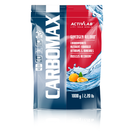 Attēls CarboMax Energy 1000g - Apelsīns - ActivLab