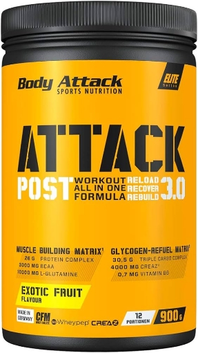 Attēls Post Attack 3.0 - 900g Eksotiskais auglis Body Attack