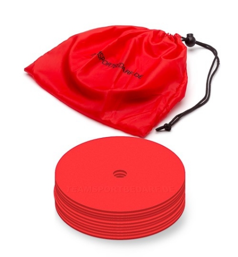 Attēls Set 10 Copete Plate Rosu 