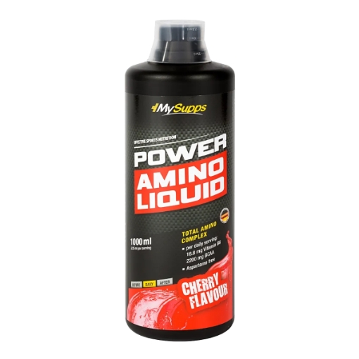 Attēls My Supps Power Amino šķidrums - 1L Ķirsis - Body Attack