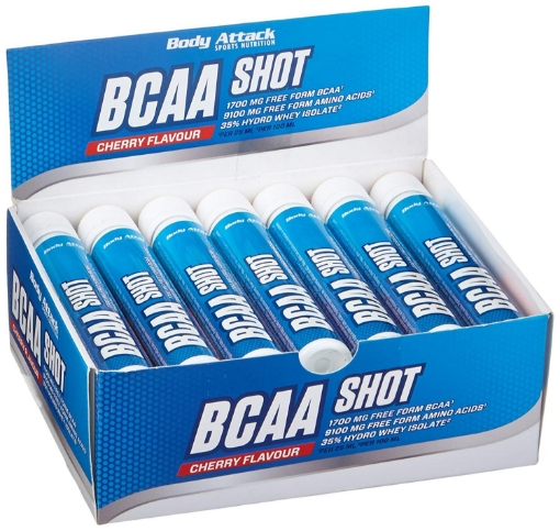 Attēls BCAA  Shots  - 20 x 25ml Body Attack
