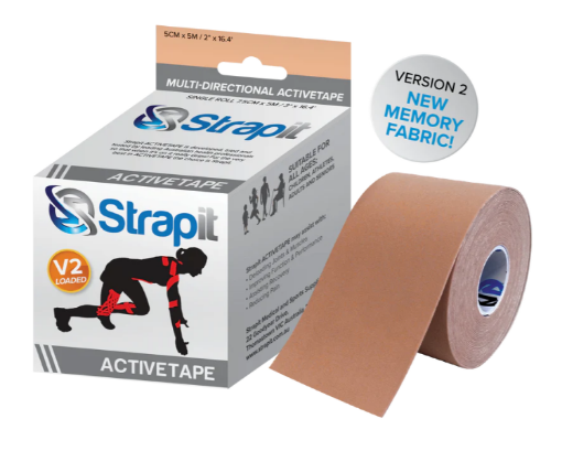 Attēls ACTIVETAPE 7,5CM x 5M – BĒŠA STRAPIT
