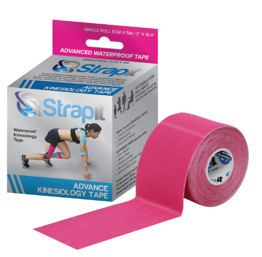 Attēls Kinezioloģiskā lente Advance 5cm x 5m Rozā – Strapit