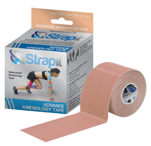 Attēls Kinezioloģiskā lente Advance 5cm x 5m Bēša – Strapit