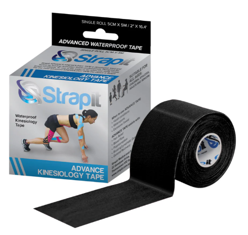 Attēls Kinezioloģiskā lente Advance 5cm x 5m Melna – Strapit