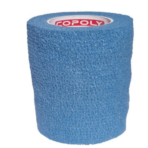 Attēls Copoly pašlīmējošs pārsējs 7,5 cm x 4,5 m - Azūra zils