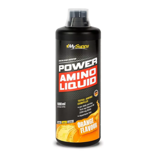 Attēls My Supps Power Amino Liquid – 1L Apelsīns – Body Attack
