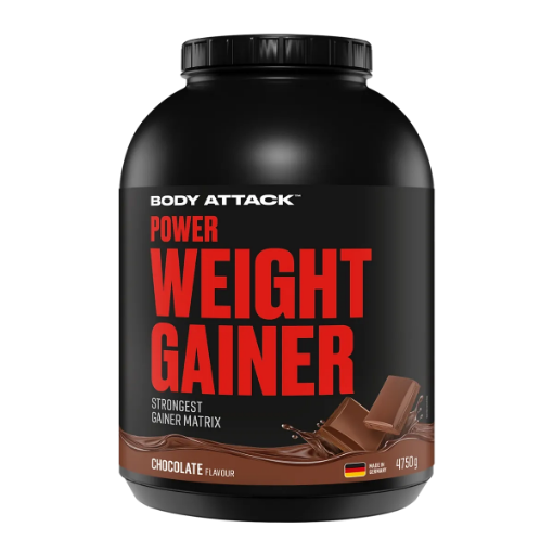 Attēls Power Weight Gainer 4750g - Šokolādes Body Attack