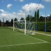 Attēls Stacionāri futbola vārti ar aizmugurējiem tīkla stabiem 7,32 x 2,44 m – P5907