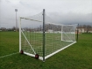 Attēls Pārvietojami futbola vārti ar riteņiem un tīkla spriegošanu 7,32 x 2,44 m – P5902