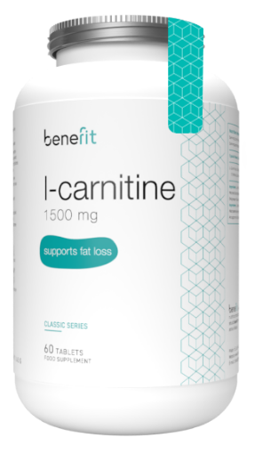 Attēls L-Carnitina 1500mg - 60 Tablete Benefit