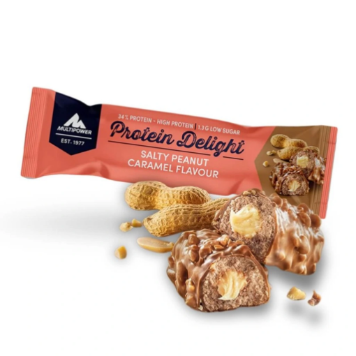 Attēls Proteīna batons Delight 35g - Sāļais zemesrieksts Karamelē