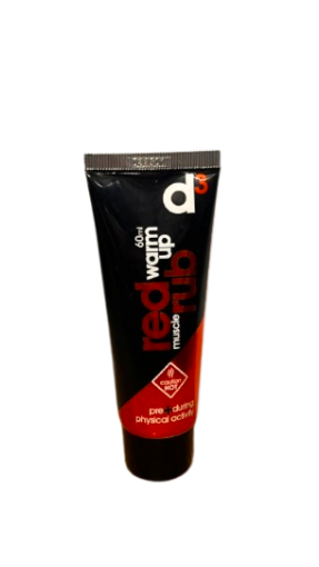 Attēls Sildošs krēms Red Rub 60ml - D3Tape