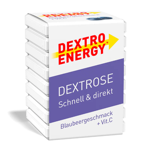 Attēls Dextro Energy Zemeņu + C vitamīns 46g