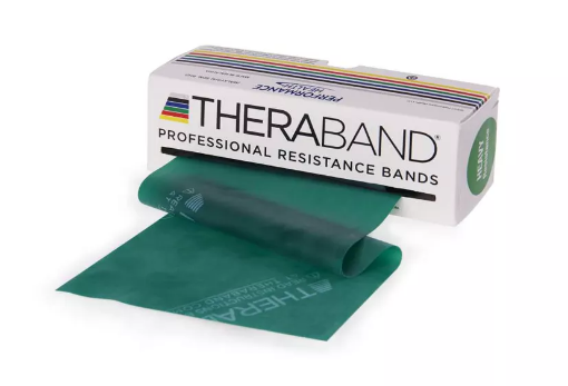 Attēls THERA-BAND® elastīgā lente  Heavy 2.1kg  - Zaļš