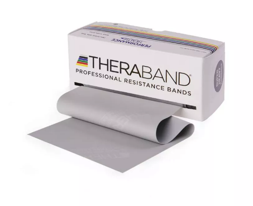 Attēls THERA-BAND® elastīgā lente Super Heavy 4.6kg - Sudrabs
