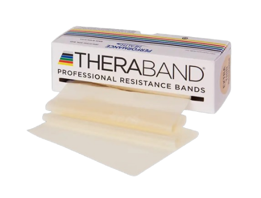 Attēls THERA-BAND® elastīgā lente Extra Thin 1.1kg - Beža