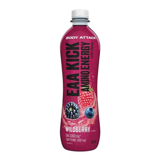 Attēls EAA Kick Amino Wild Berry - 500ml Body Attack