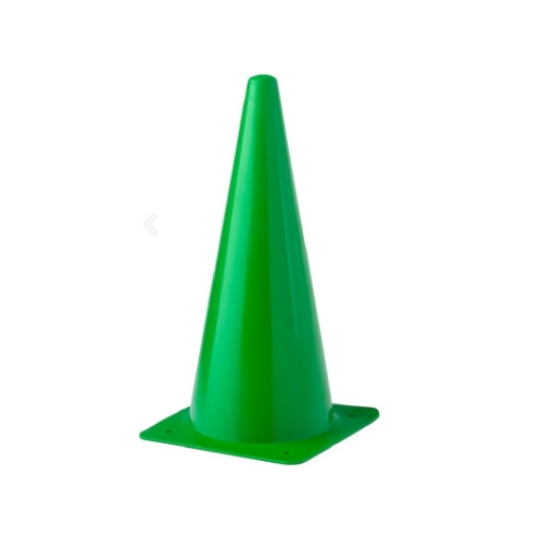 Attēls Plastmasas treniņu konuss 38cm - Zaļš 