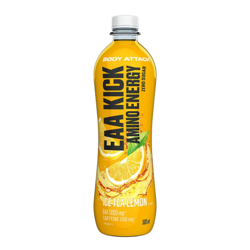 Attēls EAA Kick Amino Ice Tea Lemon - 500ml Body Attack
