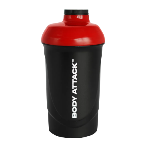 Attēls ŠEIKERIS MELNS/SARKANS 600 ML BODY ATTACK