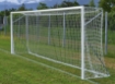 Attēls Pārvietojami alumīnija futbola vārti 6 × 2 m — Ø80 mm ar iekļautu tīklu — VI 6033